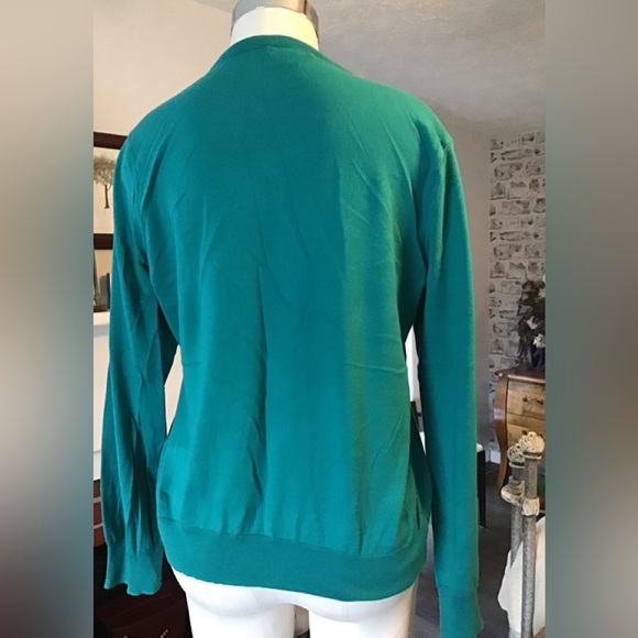 Nautical womens cardigan sweater,button up EUC - Picture 2 of 4